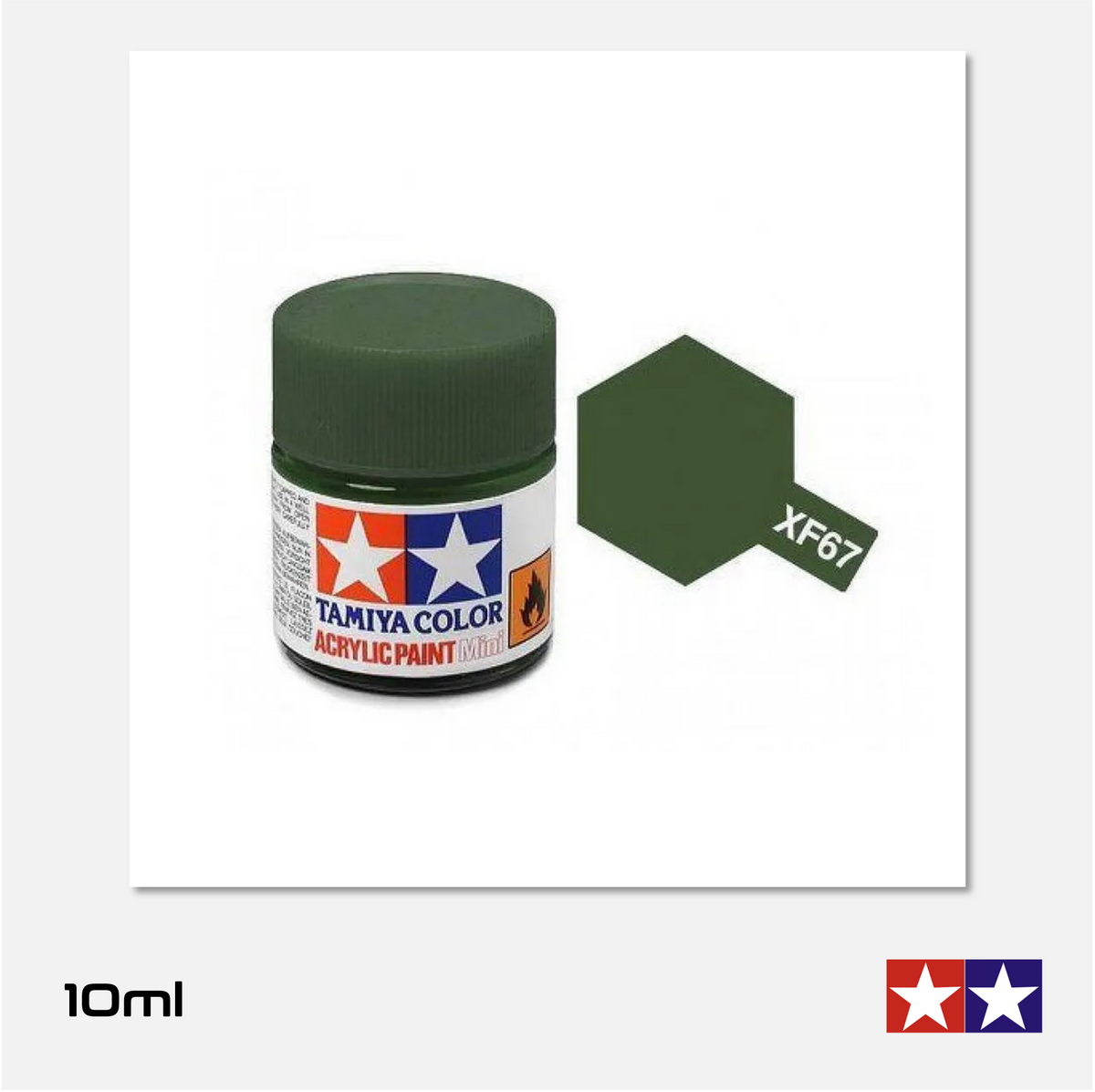 Tamiya Acrylics Mini 81767 - XF67 Flat NATO Green – Gothaforce