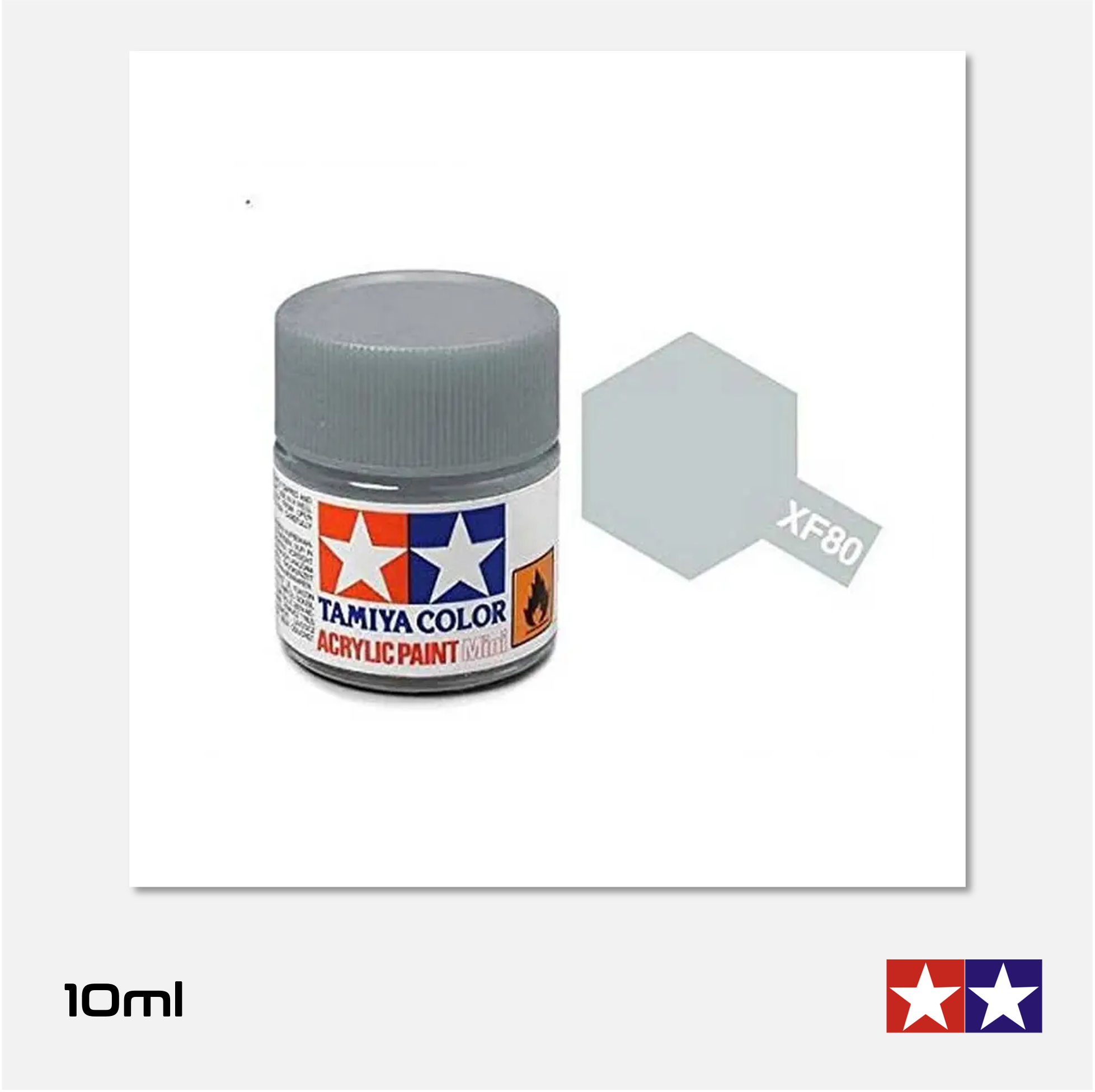 Tamiya Acrylics Mini - XF80 Flat Royal Light Grey