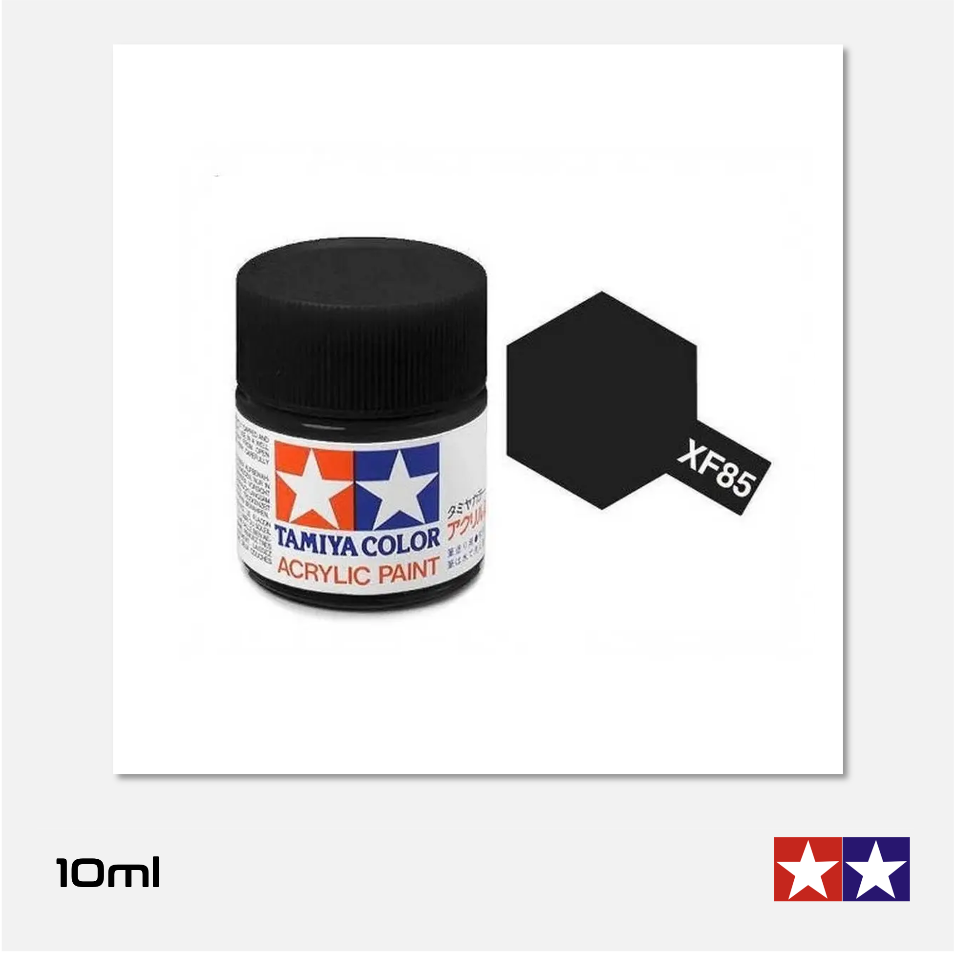 Tamiya Acrylics Mini - XF85 Flat Rubber Black