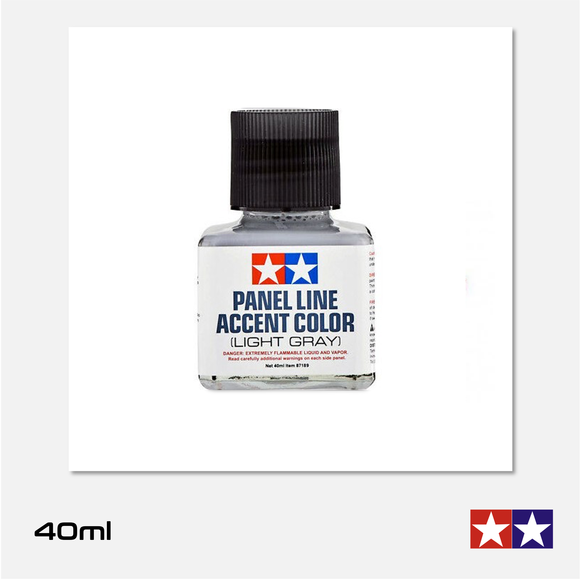 Tamiya Panel Line Accent Color - Light Gray