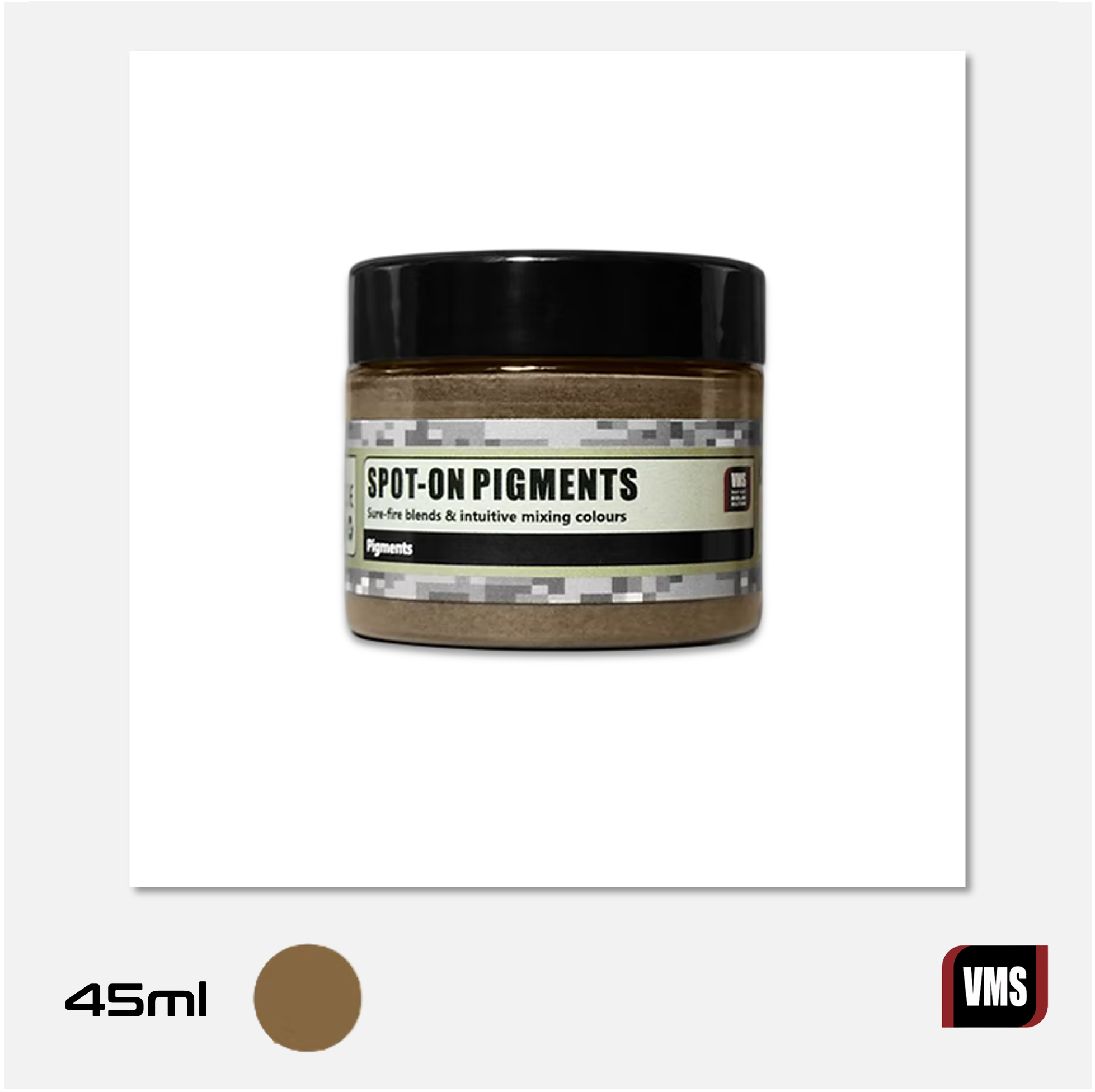 VMS - Spot-On Pigments N° 3 - Brown Earth (not textured) - VMS.P03 - Gothaforce