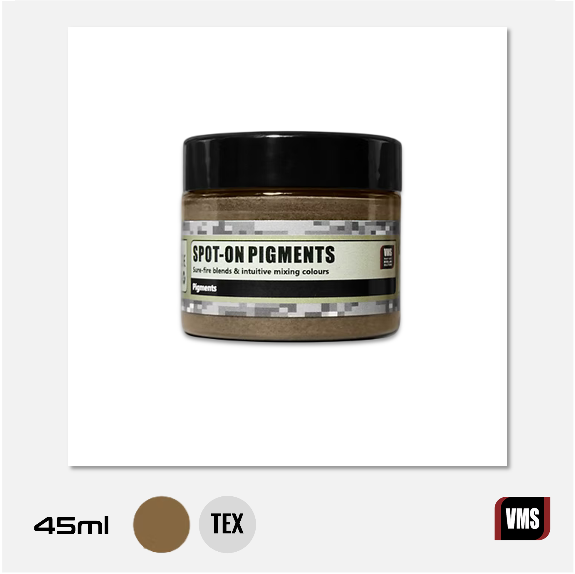 VMS - Spot-On Pigments N° 4 - Brown Earth (not textured) - VMS.P04 - Gothaforce