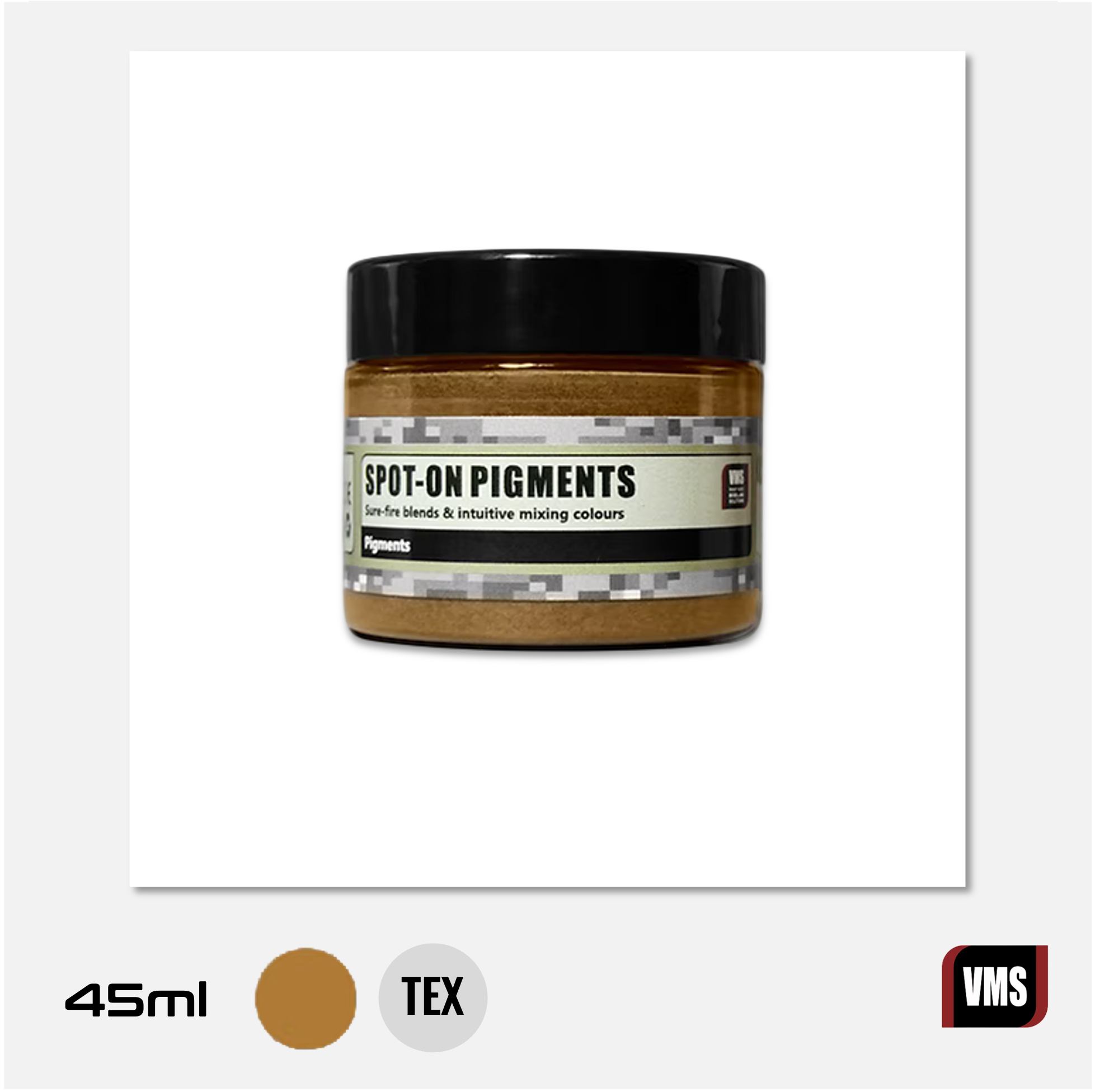 VMS - Spot-On Pigments N° 6 - Clay Rich Earth (textured) - VMS.P06- Gothaforce