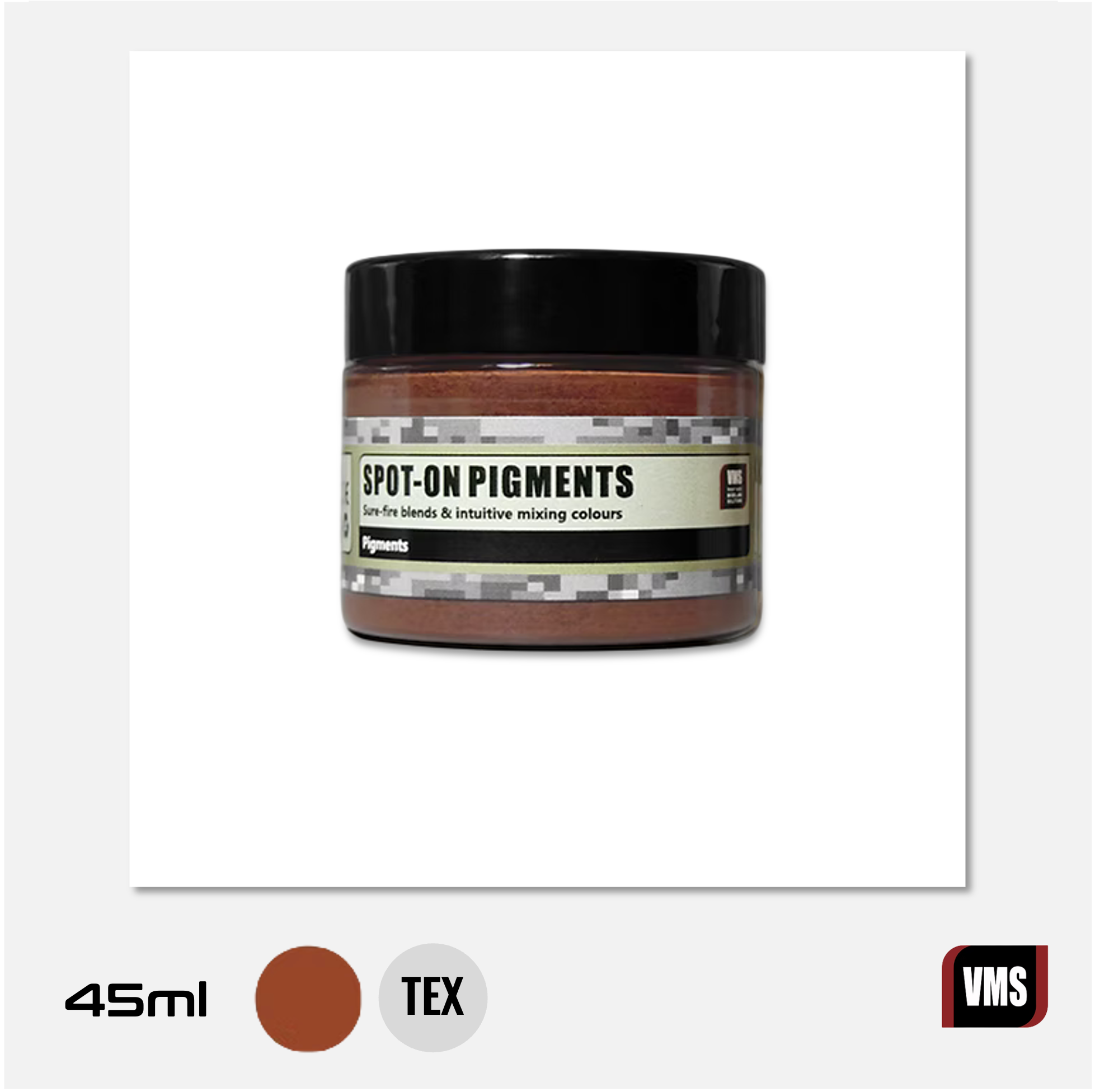 VMS - Spot-On Pigments N° 16 - Vietnam Red Earth (textured) - VMS.P16 - Gothaforce