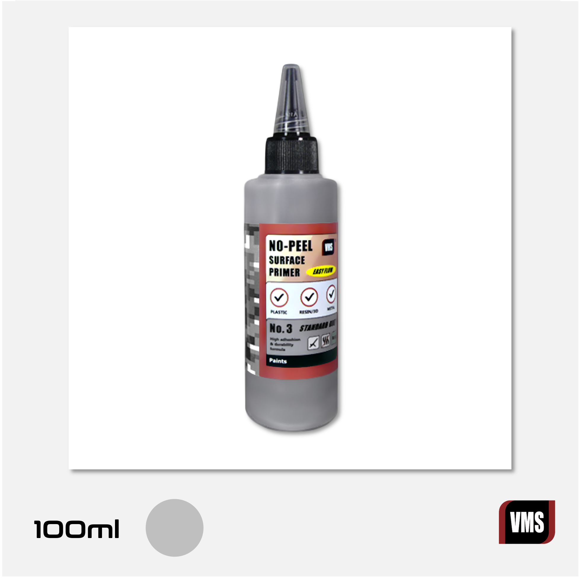 No-Peel Primer N°3 - Standard Grey