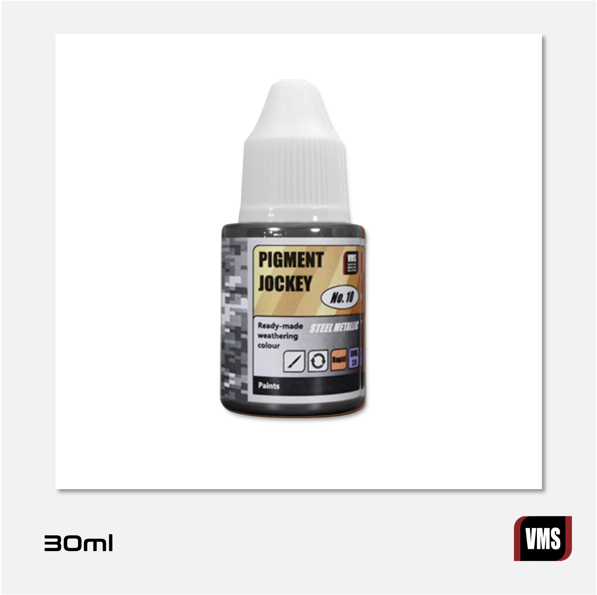 Pigment Jockey - N°10 Steel Metallic