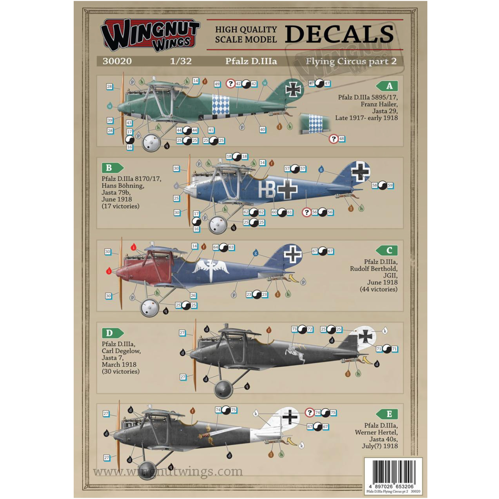 1/32 Pfalz D.IIIa Flying Circus 2