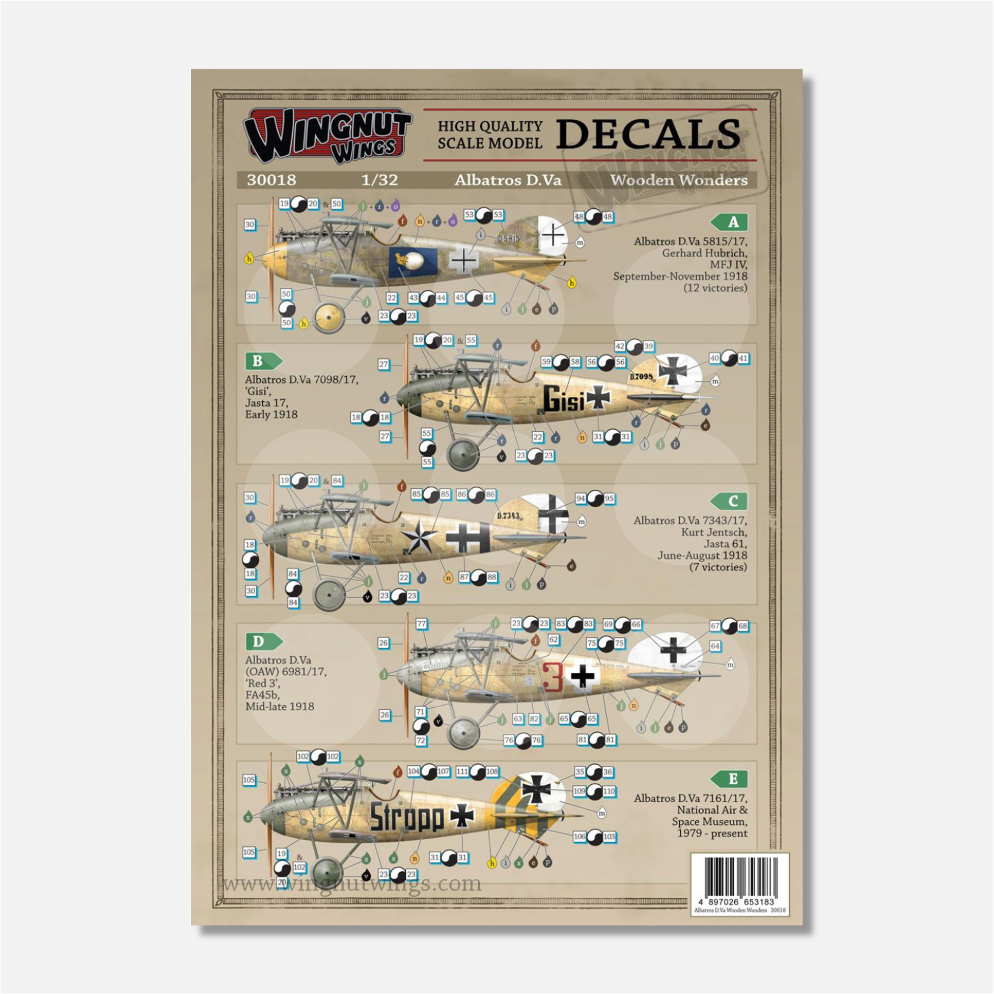 1/32 Albatros D.Va Wooden Wonders