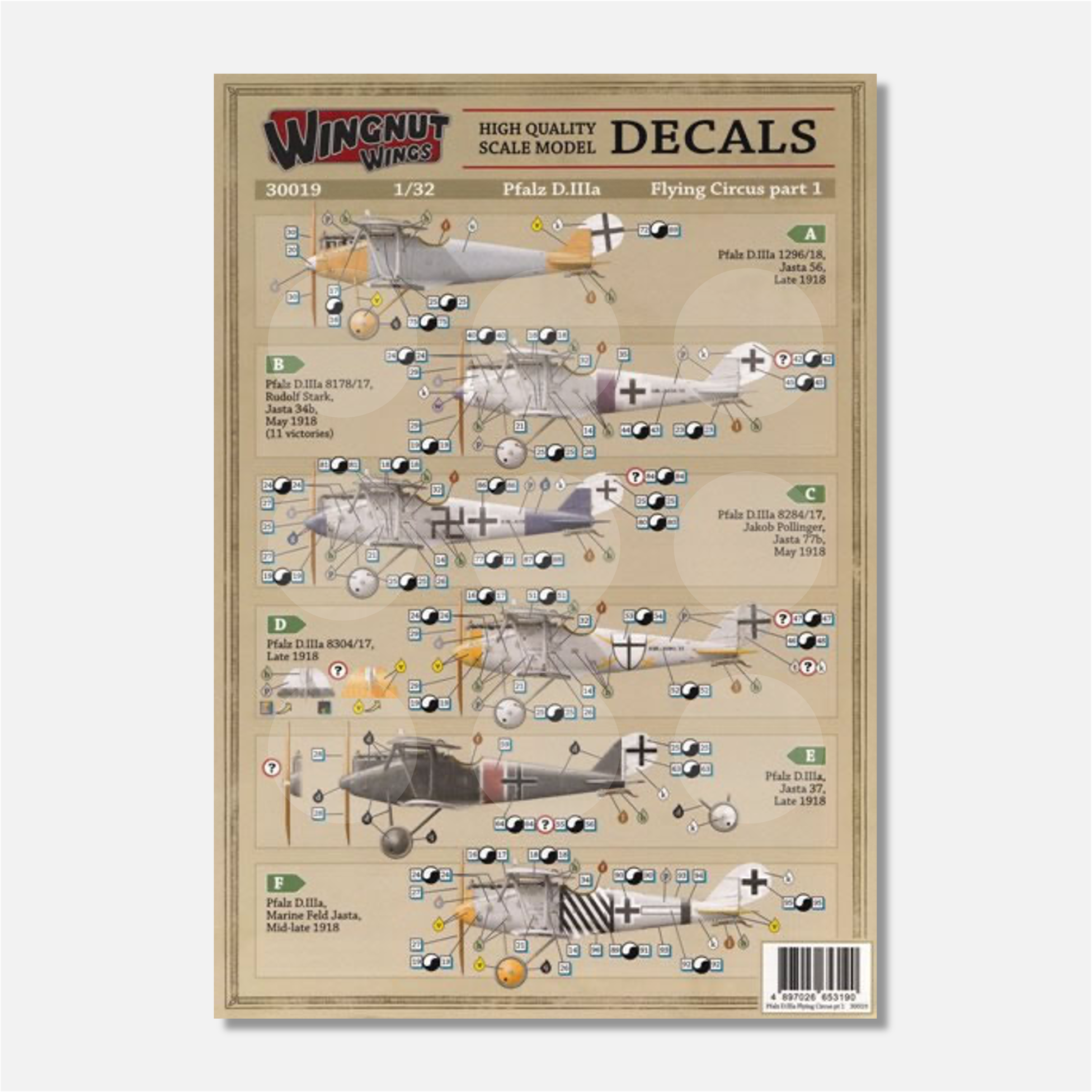 1/32 Pfalz D.IIIa Flying Circus 1