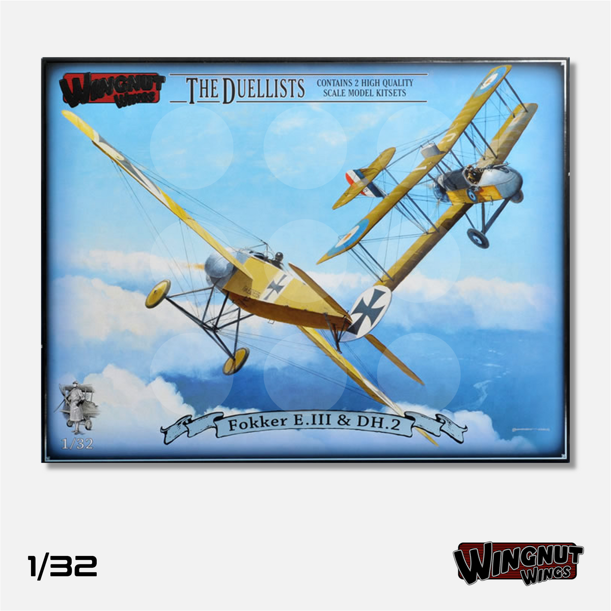 1/32 Wingnut Wings - Duellists Fokker E.III - AMC DH.2