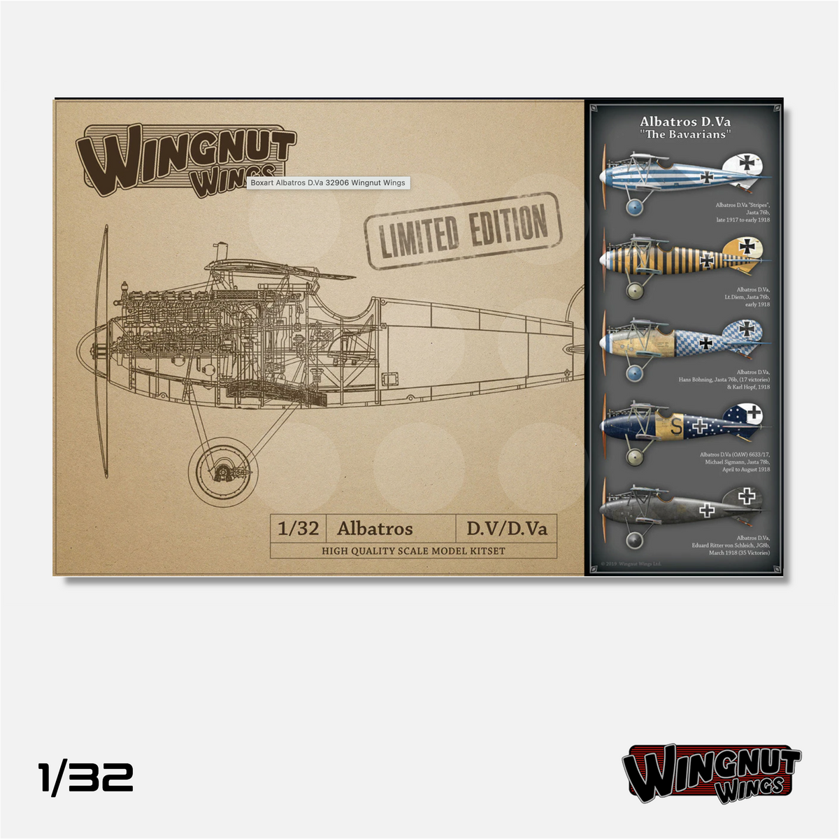 1/32 Wingnut Wings - Albatros D.Va The Bavarians
